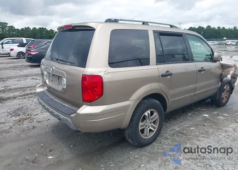 2004 Honda Pilot Ex from USA, damaged, VIN 2HKYF18474H564929